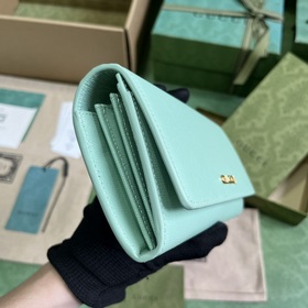 Длинный кошелек с логотипом Gucci, выполненным рукописным шрифтом