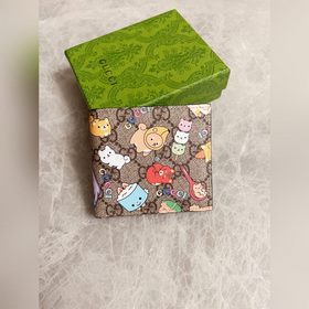 Новинка от Gucci! Короткий кошелек с камуфляжным рисунком! Изыска