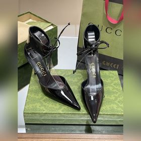 Gucci туфли на высоком каблуке, подборка 2024, новые модели с мет