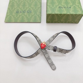 Новая модель от Gucci, 2 см, двусторонняя кожа теленка, ширина за