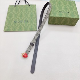 Новая модель от Gucci, 2 см, двусторонняя кожа теленка, ширина за
