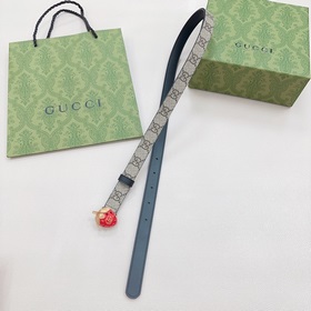 Новая модель от Gucci, 2 см, двусторонняя кожа теленка, ширина за
