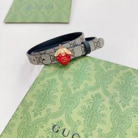Новая модель от Gucci, 2 см, двусторонняя кожа теленка, ширина за