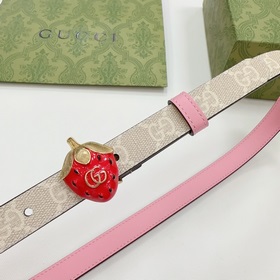 Новая модель от Gucci, 2 см, двусторонняя кожа теленка, ширина за