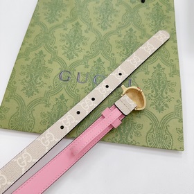 Новая модель от Gucci, 2 см, двусторонняя кожа теленка, ширина за