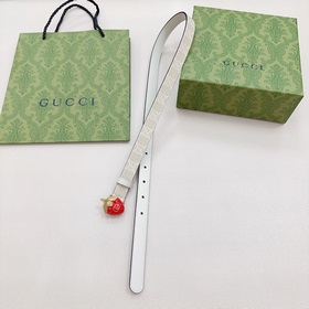 Новая модель от Gucci, 2 см, двусторонняя кожа теленка, ширина за
