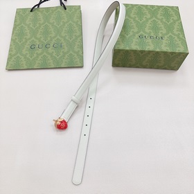 Новая модель от Gucci, 2 см, двусторонняя кожа теленка, ширина за