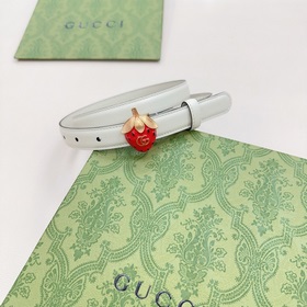 Новая модель от Gucci, 2 см, двусторонняя кожа теленка, ширина за