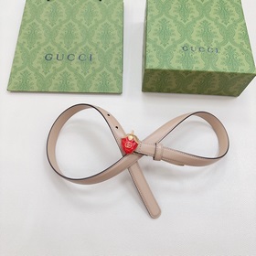 Новая модель от Gucci, 2 см, двусторонняя кожа теленка, ширина за