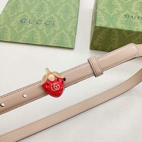 Новая модель от Gucci, 2 см, двусторонняя кожа теленка, ширина за