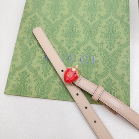 Новая модель от Gucci, 2 см, двусторонняя кожа теленка, ширина за