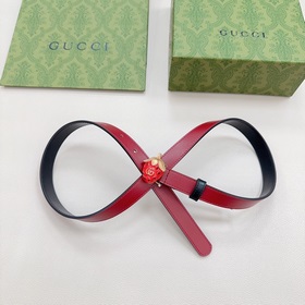 Новая модель от Gucci, 2 см, двусторонняя кожа теленка, ширина за