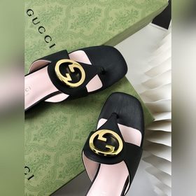 Черный Новая модель GUCCI Gucci Blondie серия с двойной пряжкой и