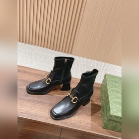 GUCCI Ботинки с застежкой-пряжкой Ботинки с боковой молнией, легк