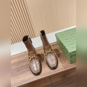 GUCCI Ботинки с застежкой-пряжкой Ботинки с боковой молнией, легк