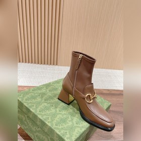 GUCCI Ботинки с застежкой-пряжкой Ботинки с боковой молнией, легк