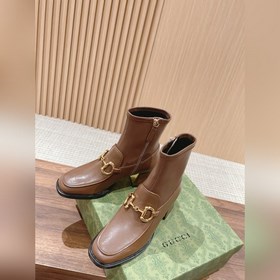 GUCCI Ботинки с застежкой-пряжкой Ботинки с боковой молнией, легк