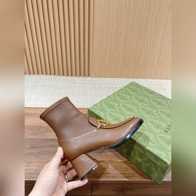 GUCCI Ботинки с застежкой-пряжкой Ботинки с боковой молнией, легк