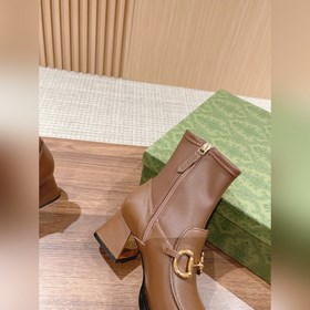 GUCCI Ботинки с застежкой-пряжкой Ботинки с боковой молнией, легк