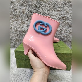 Gucci 2024 новые резиновые сапоги на низком каблуке, высококачест