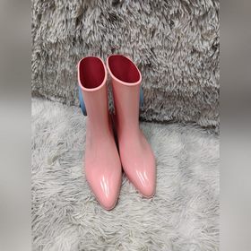 Gucci 2024 новые резиновые сапоги на низком каблуке, высококачест