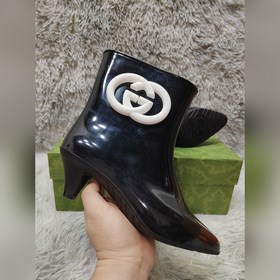 Gucci 2024 новые резиновые сапоги на низком каблуке, высококачест