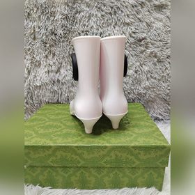 Gucci 2024 новые резиновые сапоги на низком каблуке, высококачест
