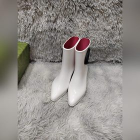 Gucci 2024 новые резиновые сапоги на низком каблуке, высококачест