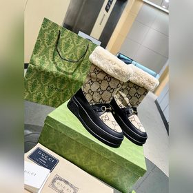 GUCCI, высококачественные пушистые туфли! Новинка! Точная копия о