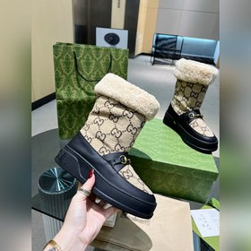 GUCCI, высококачественные пушистые туфли! Новинка! Точная копия о