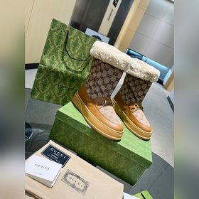 GUCCI, высококачественные пушистые туфли! Новинка! Точная копия о