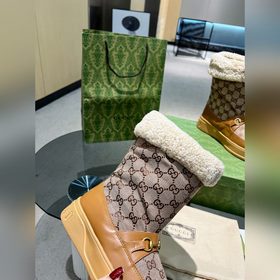 GUCCI, высококачественные пушистые туфли! Новинка! Точная копия о