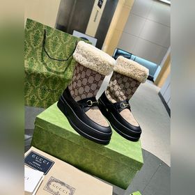 GUCCI, высококачественные пушистые туфли! Новинка! Точная копия о