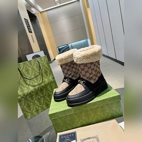 GUCCI, высококачественные пушистые туфли! Новинка! Точная копия о