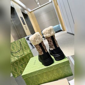 GUCCI, высококачественные пушистые туфли! Новинка! Точная копия о