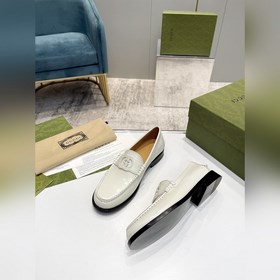 Лоферы Gucci Материал： кожа бычка с открытым краем Внутренняя под