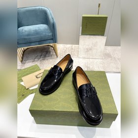 Лоферы Gucci Материал： кожа бычка с открытым краем Внутренняя под