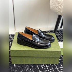 Gucci 23ss Лоферы, высококачественная версия. Переплетенные буквы