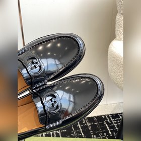 Gucci 23ss Лоферы, высококачественная версия. Переплетенные буквы
