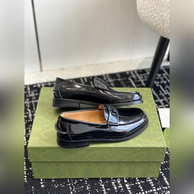 Gucci 23ss Лоферы, высококачественная версия. Переплетенные буквы