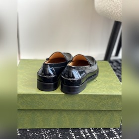 Gucci 23ss Лоферы, высококачественная версия. Переплетенные буквы