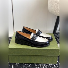 Gucci 23ss Лоферы, высококачественная версия. Переплетенные буквы