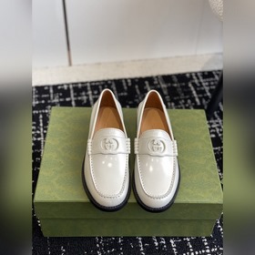 Gucci 23ss Лоферы, высококачественная версия. Переплетенные буквы