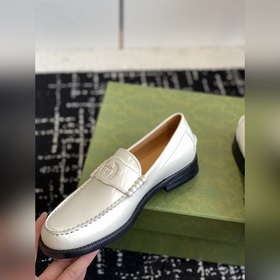 Gucci 23ss Лоферы, высококачественная версия. Переплетенные буквы