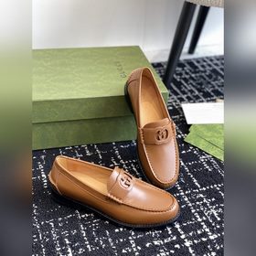 Gucci 23ss Лоферы, высококачественная версия. Переплетенные буквы