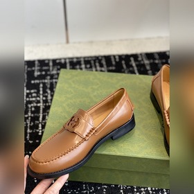 Gucci 23ss Лоферы, высококачественная версия. Переплетенные буквы