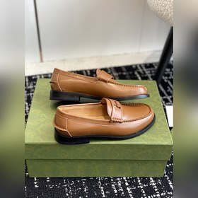 Gucci 23ss Лоферы, высококачественная версия. Переплетенные буквы