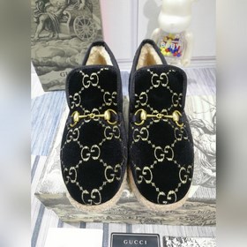 GUCCI, последние модели с подиума, меховые туфли, высококачествен