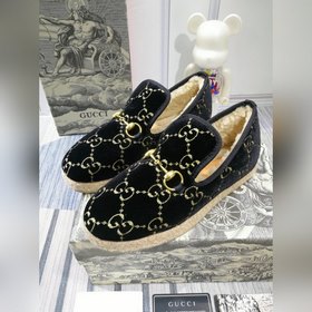 GUCCI, последние модели с подиума, меховые туфли, высококачествен