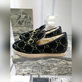 GUCCI, последние модели с подиума, меховые туфли, высококачествен